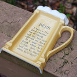 Vintage Ceramic Beer Tray