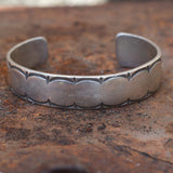 Vintage Sterling Heavy Stamped Cuff