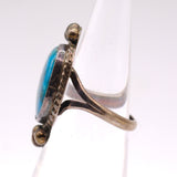 Vintage Sterling Turquoise Ring 5