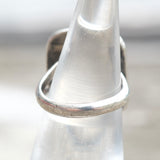 Vintage Sterling Turquoise Roper Ring 4.5