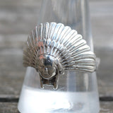 Vintage Sterling Silver Big Chief Ring 11.25