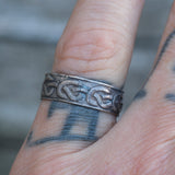 Vintage Sterling Silver Band 6