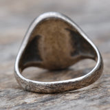 Vintage Sterling Turquoise and Mother Of Pearl Inlay Ring 11