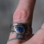 Vintage Sterling Lapis Band 7