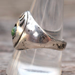 Vintage Sterling Turquoise Bear Paw Ring 10.75