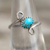 Vintage Sterling Turquoise Ring 6