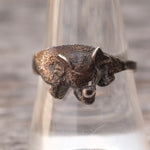 Vintage Sterling Silver Elephant Ring 9.25