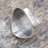 Vintage Sterling Zuni Inlay Ring 9.75