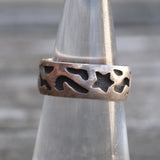 Vintage Sterling Silver Band 5.5