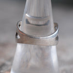 Vintage Sterling Silver Braided Band 8