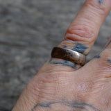 Vintage Sterling Silver Band Ring 7.75