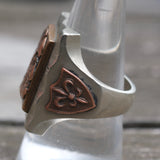 Vintage 1950's Mexican Biker Souvenir Ring 9.5