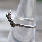 Vintage Sterling Snake Ring 6.75