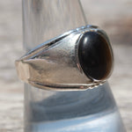 Vintage Sterling Tigers Eye Signet Ring 9.75