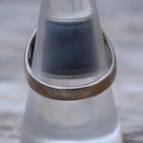 Vintage Sterling Onyx Signet Ring 8.5