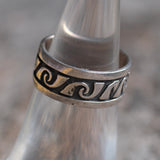 Vintage Sterling Silver Band 5.5