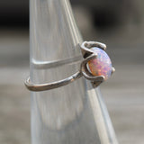 Vintage Sterling Foil Art Ring 4