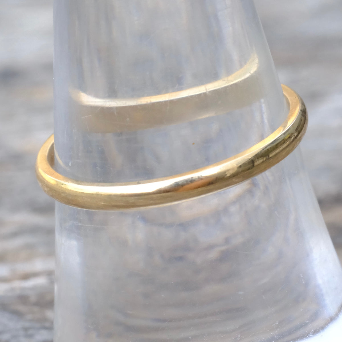 Vintage 14K Gold Band Ring 8