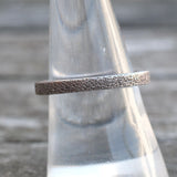 Vintage Sterling Textured Band 8.25