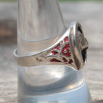 Vintage Sterling Silver Lucky Horseshoe Ring 9.75