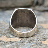 Vintage Sterling Dragons Breath Ring 9