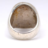 Vintage Sterling Fire Opal Ring 6.5