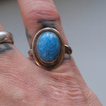 Vintage Sterling Sodalite Ring 6.75