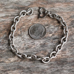 Vintage Sterling Rolo Chain Bracelet