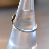 Vintage Sterling Turquoise Cluster Ring 6