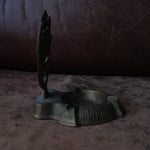 Vintage Brass Lucky Horse Ashtray