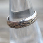 Vintage Sterling Stamped Silver Band 5.25
