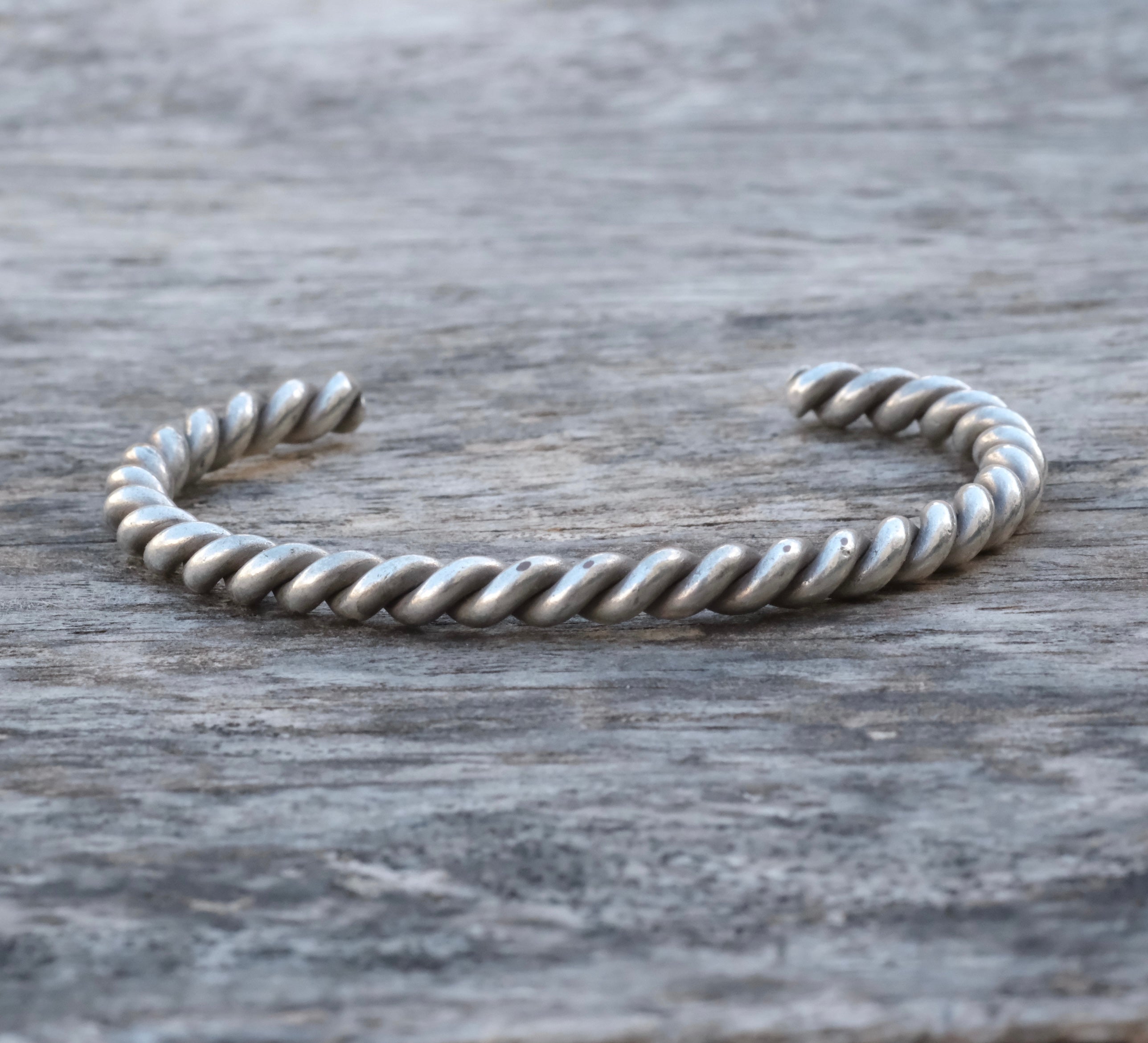 Vintage Sterling Twisted Cuff Bracelet