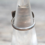 Vintage Sterling Geode Ring 5.25