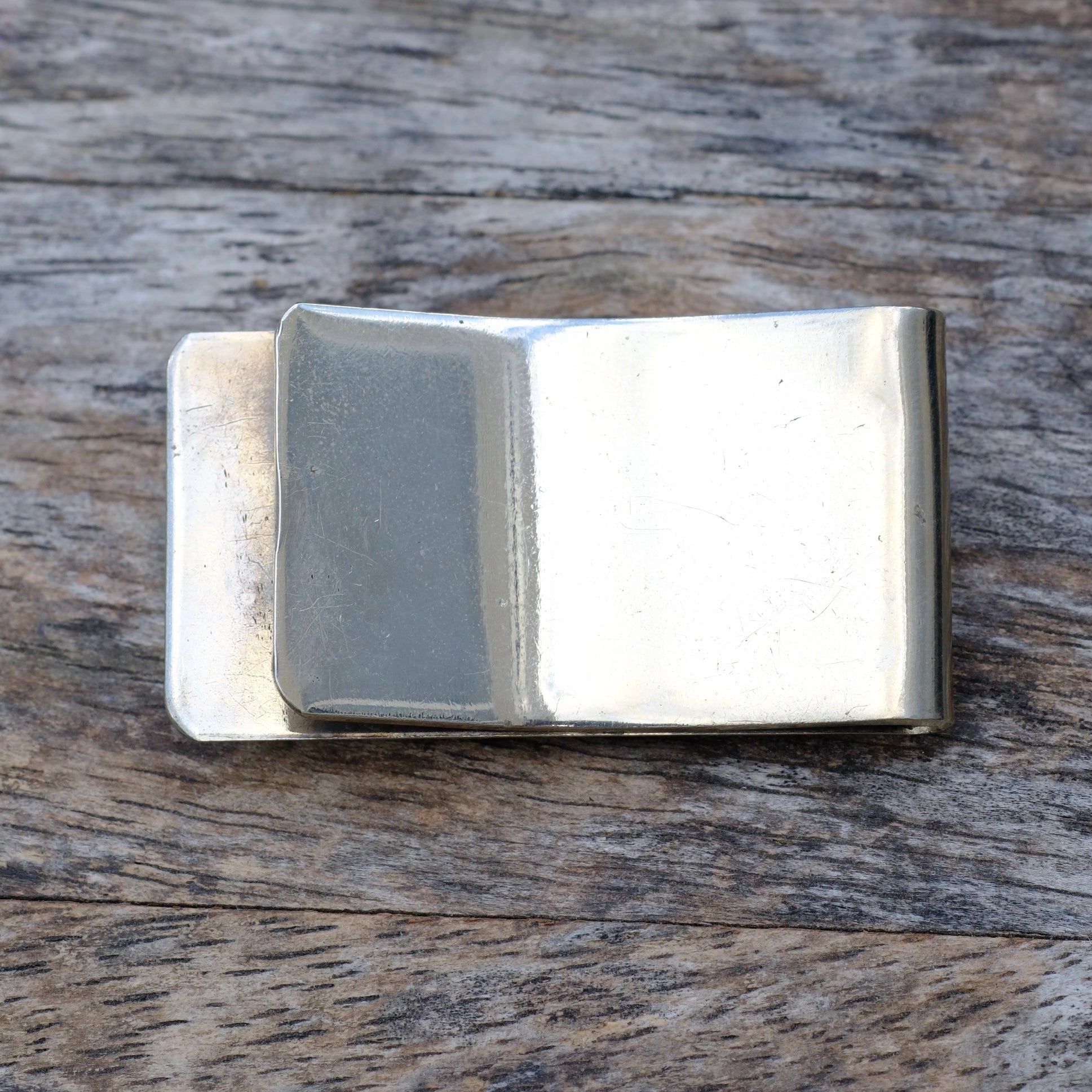 Vintage Turquoise Feather Money Clip