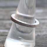 Vintage Sterling Textured Band 8.25