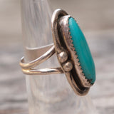 Vintage Sterling Turquoise Ring 6.25