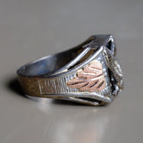 Vintage Sterling Eagle Signet Ring 10.5