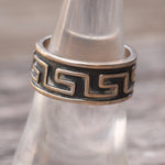 Vintage Sterling Silver Band 7