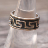 Vintage Sterling Silver Band 7