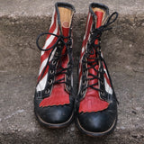 Vintage Laredo Striped Womens Boots Size 6.5