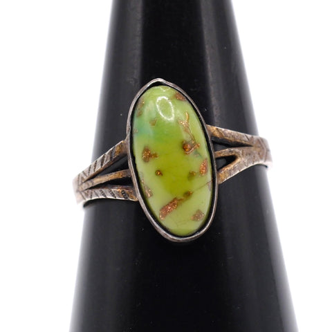 Vintage Sterling Turquoise Ring 6.25