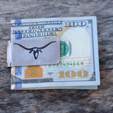 Vintage Sterling Longhorn Money Clip