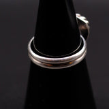 Vintage Sterling Turquoise Roper Ring 6.5