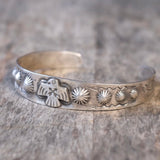 Vintage Sterling Silver Thunderbird Cuff