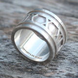 Vintage Sterling Silver Tiffanys Roman Numeral Band 4.75