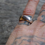 Vintage Sterling Silver Band 8