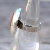 Vintage Sterling Red Jasper Ring 5.5