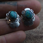 Vintage Sterling Turquoise Earrings