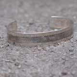 Vintage Sterling Silver Textured Cuff
