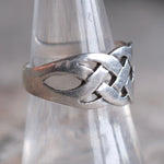 Vintage Sterling Silver Braided Band 8